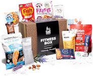 High Protein Sampler Snack Box: Healthy Fitness Gifts, Great Fitness Gifts For Men and Women, Military, Athletes Gift Basket