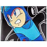 Mega Man Retro NES Game Robot Hero Wallet Bi-Fold ID & Card Holder, Blue