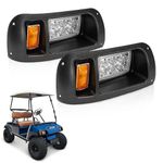 Techlnovat Club Car DS LED Headlight Kit for 1993-UP Gas and Electric Golf Cart