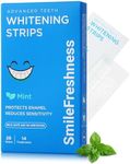 SmileFreshness Teeth Whitening Strips, 14-Day Treatments Clinically Proven for Visible & Affordable Teeth Whitening, Enamel Care Whitening, Reduced Sensitivity Formula, Mint.
