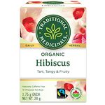 Traditional Medicinals Organic Hibiscus Herbal Tea, 16 Count Teabags (Pack of 1)