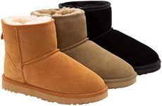 Ozwear Ugg Unisex Adults Classic Mini Ugg Boot, Chestnut, US M6/W7