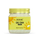 DR.RASHEL De-Tan Scrub For Face & Body (380 Ml) | Revitalizing Tan Removal Scrub | Cleanser Scrub For Deep Exfoliation | Dead Skin Remover Scrub | Blackhead Remover Scrub | Skin Brightening Lightening