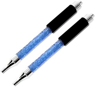 SRKLXYJINT 2 PCS Hookah Ice Mouth Tip Hose Rainbow Shisha Hookah Pipe Hose Hookah Shisha Pipe for Hookah Accessories (blue)