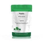 ECO-VITS Fisetin (450mg) 365 CAPS Recyclable Packaging. Sealed Pouch.