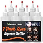 7-pack Plastic Squeeze Bottles for 