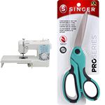 Brother Sewing and Quilting Machine, XR3774, 37 Built-in Stitches, Wide Table, 8 Included Sewing Feet & Singer 561 8-1/2-Inch Professional Series Scissors Heavy Duty Bent