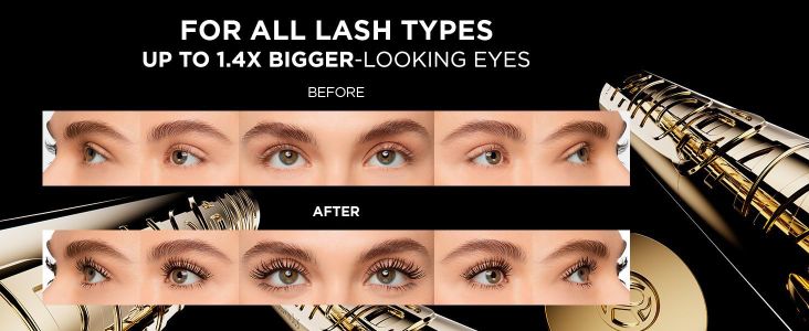 L'Oreal Paris Volume Million Lashes Mascara – Volumising, Clump-Free, Sensitive Eyes