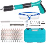 DPCR Manual Steel Nail Gun set Mini Nail Fixation box | Portable Mini Nail Shooting Machine 50 pcs Nails,vNail Wall Fastening set for Cement Concrete Wall,Wood,Ceiling,Metal Portable