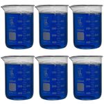 500ml Beaker, Low Form Griffin, Borosilicate 3.3 Glass, Graduated, Karter Scientific 213D18 (Pack of 6)