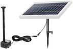 AUSWAY 10W Solar Powered Fountain Water Pump for Outdoor Garden Pond Pool
