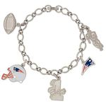 Wincraft NFL New England Patriots 47795071 Bracelet with Charms Clamshell