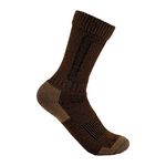 Carhartt Men's Heavyweight Wool Blend Steel Toe Boot Sock, Brown, Large