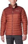 Columbia Men's Powder Lite Jacket, Puffer Jacket, Auburn/Spice, Size L