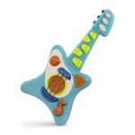 Battat - Lil' Rocker's Toy Guitar - Play Blue Guitar with Songbook - Acoustic, Electric, and Song Modes, Toddlers, Children - 2 Years +