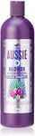 Aussie Silver Shampoo, SOS Blonde Hydration, 490 ml, with Austalian Manuka Leaf & Wild Plum, for Blonde Hair, Cruelty Free, Vegan, Hair Care