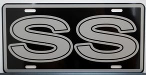 Motown Automotive Design SS SUPER SPORT METAL LICENSE PLATE