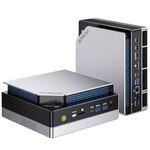 GMKtec EVO-X2 AI Mini PC AMD Ryzen Al Max+ 395 (up to 5.1GHz) Mini Gaming Computers, 64GB LPDDR5X 8000MHz (8GB*8) 1TB PCIe 4.0 SSD, Quad Screen 8K Display, WiFi 7 & USB4, SD Card Reader 4.0