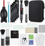 17-in-1 Camera Cleaning Kit for DSLR Cameras (Canon, Nikon,Sony), with Air Blower/Cleaning Pen/Detergent/Cleaning Cloth/Lens Brush/Carry Case