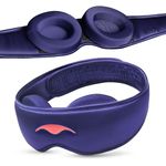 Manta Silk Sleep Mask – Luxury Pure Silk Eye Mask, Gentle on Skin and Hair, Breathable, Adjustable Strap, Tapered Fit for Comfort, Near-Total Blackout, Machine Washable