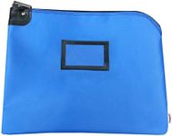 Locking Document HIPAA Bag 15 x 19 Medical File Security Legal Size Records Courier Bag (Royal Blue)