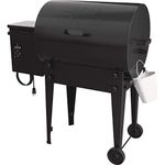 Traeger Grills Tailgater Electric Wood Pellet Grill and Smoker, Black, 300 Square Inches Cook Area, 450 Degree Max Temperature, Meat Probe, 6 in 1 BBQ Grill with Folding Legs and Keep Warm Mode