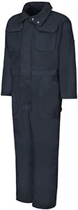 Red Kap Men's Insulated Blended Duck Coverall, Navy Duck, Large