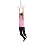 VIXERA Wooden Ninja Twister Swing Spins Set – Outdoor Agility Challenge for Kids and Adults, Durable and Eco Friendly Ninja Warrior Obstacle Course Equipment for Backyard, Playground