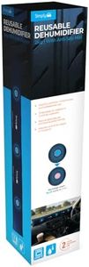 Simply Auto Extra-Long Car Dehumidifier 2KG – 100cm Reusable Silica Gel with Anti-Slip Mat, Ideal for Vans, Commercial Vehicles & Caravans, Blue