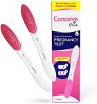 Conceive Plus Early Detection Midstream Pregnancy Test - HCG Pregnancy 6 Days Sooner - Easy to Use Discreet Pregnancy Test - Highly Sensitive 10 MIU - Rapid Results in 5 Minutes - 2 Tests