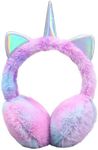 ZTL Unicorn Earmuffs for Girls Kids Women Soft Plush Ear Warmers Winter Ear Muffs