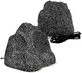 Studiofinix 6.5" Bluetooth Rock Speakers Waterproof, Hardwired Outdoor Sound System, Powerful Bass All Weather Durable, for Party Backyard Garden Deck BBQ Patio Porch Pool (Pair, 400W)