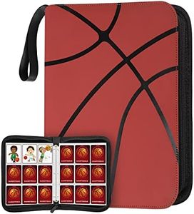 648 Pockets Basketball Card Binder Sleeves for Basketball Trading Cards, Carring Case with Basketball Card Sleeves Album Card Holder Protectors for Football Baseball Sports Card