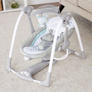 Ingenuity Portable Baby Swing – Compact Foldable Infant Seat