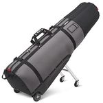 Sun Mountain ClubGlider Journey Wheeled Travel Cover for your Golf Bag in Black/Gunmetal