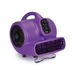 Master Equipment PetEdge Blue Force Air Dryer with Cage - Quiet Pet Fur Dryer Offers 3 Speeds Up to 2,000 CFM, 0.33 HP
