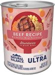 Natural Balance Ultra Premium Wet Dog Food, Beef Formula with Potatoes, Carrots & Brown Rice, 13 Ounce Can (Pack of 12)
