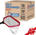 ProTuff Products 12 Pack Case - 17" Ultra Fine Mesh Pool Silt Net - Unlimited 1/2 Off Commercial Replacements