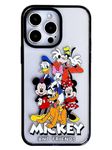 TRurim for iPhone Case Cute Cartoon Character Minnie & Mickey Mouse Girly for Girls Kids Boys Phone Cases Cover Fun Design Kawaii Advanced TPU Protective Case for iPhone 14 Pro(C-Friends)