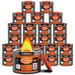 Luminar Resealable-Wick Chafing Fuel Cans, 24 Pack, 4 Hour - Premium Quality Burners for Food Warmers - No More Spills, Waste, or Hassle - Perfect for Convenient, and Long-Lasting Event Catering