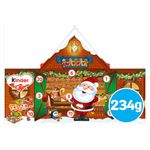 Kinder Chocolate Advent Calendar House, Christmas Advent 2024, Fine Milk Chocolate with a Milky Filling, Pack of 24 (234g)