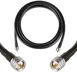 10ft PL259 to PL259 S-MR400 Low Loss Coax Extension Cable, GEMEK UHF M/M Jumper for CB Radio, Antenna Analyzer, WiFi, SWR Meter, Ham Radio, Short Wave Radio - HF, VHF, UHF (50 Ohm Not for TV)