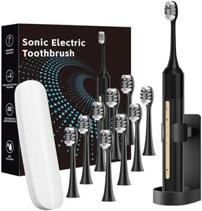 Sonic Electric Toothbrush 10 Brush Heads 5 Modes