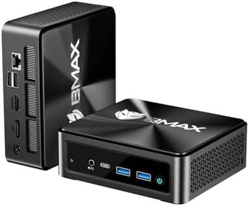 Bmax B7A Pro Mini PC, AMD Ryzen 5 7430U (6C/12T, up to 4.3GHz), 16GB DDR4 RAM 512GB SSD, Mini Computers Support Triple Screen Display/Wi-Fi 6/BT 5.2/USB-C/USB 3.0, for Light Gaming Home & Office