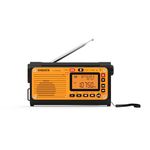 XHDATA D608WB Emergency Radio Hand Crank Weather Radio FM/AM/SW/NOAA Alert Portable Radio, Bluetooth MP3, USB/Solar/Hand Crank Charging, Flashlight, Reading Lamp and SOS Alarm