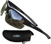 FLEX – Polarized Sports Sunglasses for Men or Women, Ultra Tough TR90 Frame and 100% UV protection lens, Sunglasses for Driving Ski Cycling Fishing Running Baseball Golf Biking