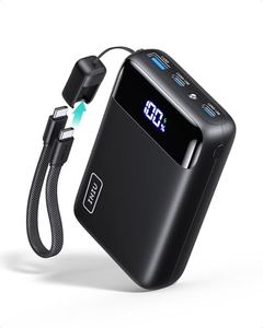 INIU Portable Charger, Smallest 22.5W 20000mAh USB C in & Out Power Bank Fast Charging, PD 3.0+QC 4.0 LED Display Phone Battery Pack Compatible with iPhone 16 15 14 13 Pro Samsung S23 Google iPad etc
