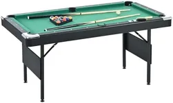 5.5 Foot Mini Pool Table with Accessories Foldable Pool Table, Portable Pool Table, Billiard Table,Indoor Multi Game Tables for Game Room, Family Game Night