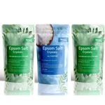 Neer Epsom Salt for Softening Dry Skin,Reduce soreness and pain bath salt pack of 3(1.36kg)