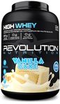 Revolution Nutrition, High Whey, Protein Powder, Whey Isolate, Superior Formula, Gluten Free, Lean Muscle Mass For Men & Women, 25g of Protein Per Scoop, 908 g, 24 Servings (Vanilla Cake, 2 Pound)